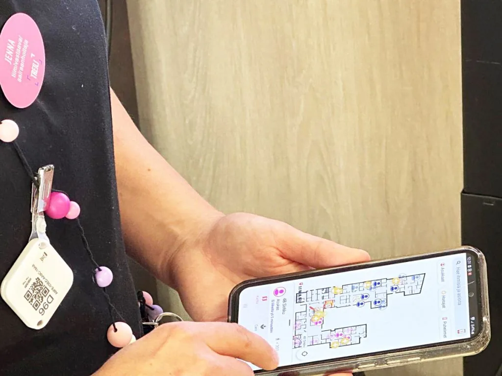 Iiwari's positioning-based nurse call system streamlines everyday work at Treili Oy